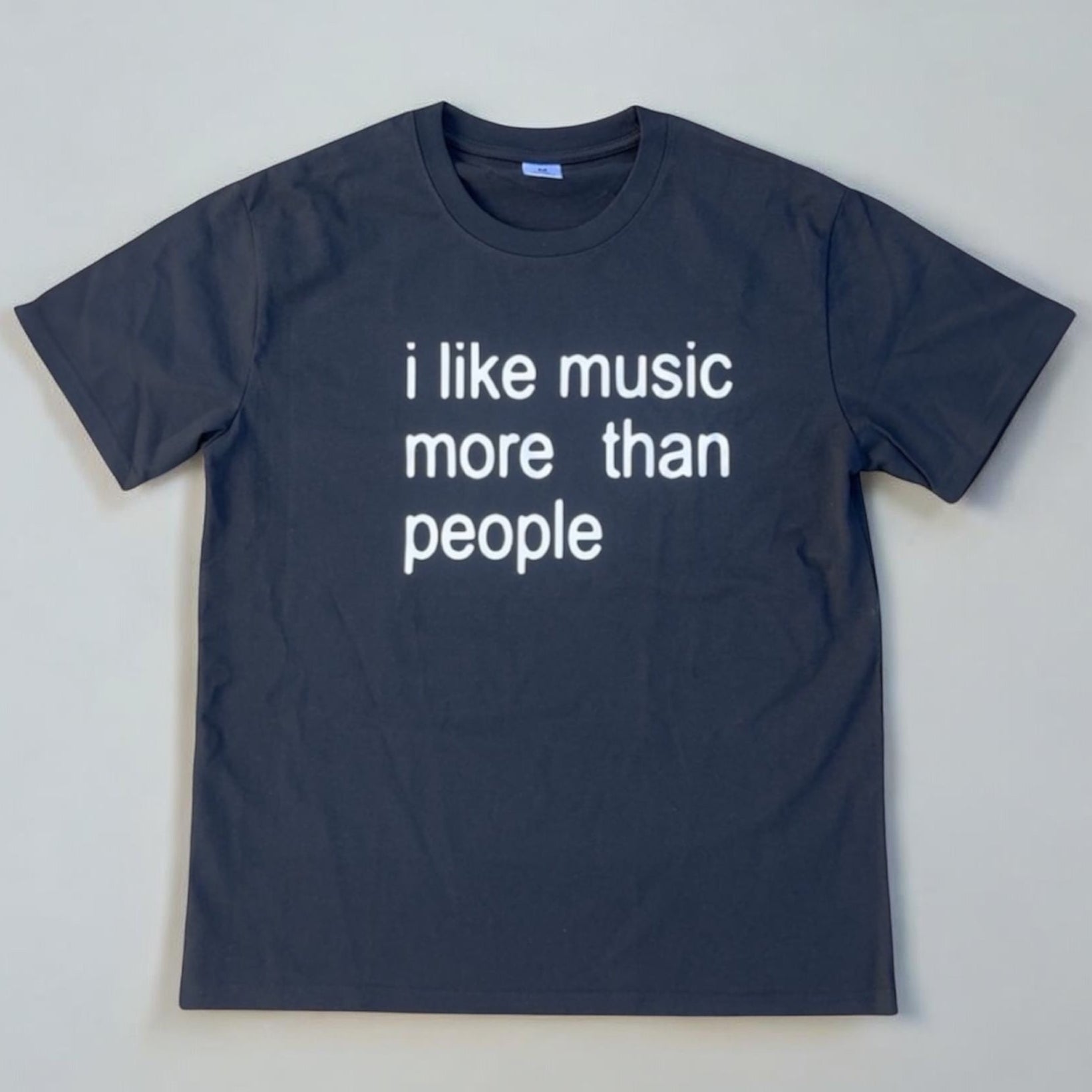 I like music more than people